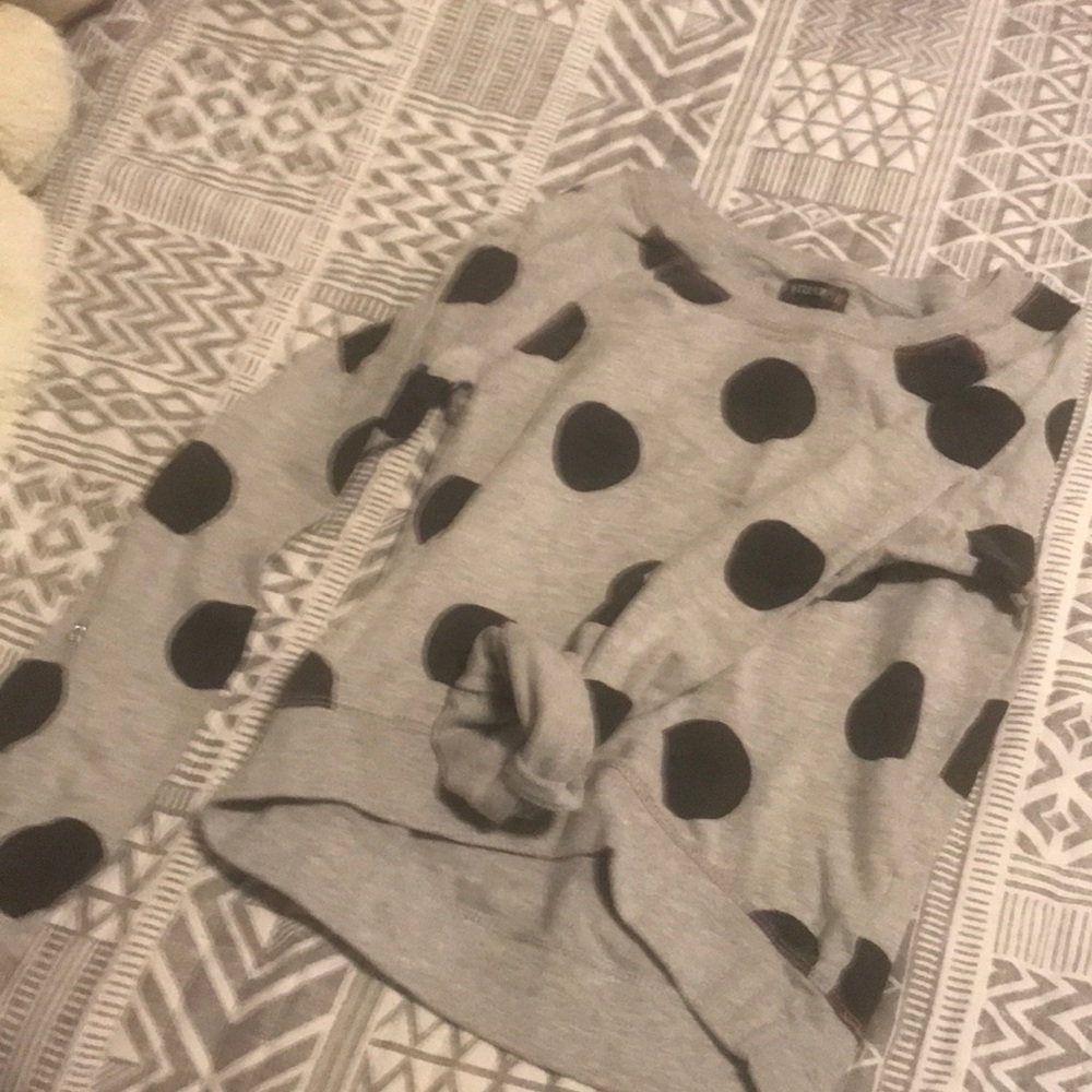 Off shoulder Sweat shirt